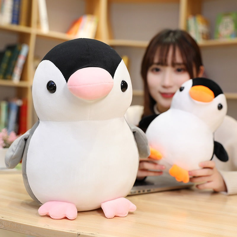 Cute cartoon penguin Stuffed toy grab machine doll children's birthday gift girl sleeping pillow big