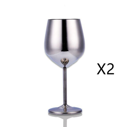 Premium Stainless Steel Wine Glass - Shatterproof & Insulated Stemware Stainless steel wine glass | Ectron Online