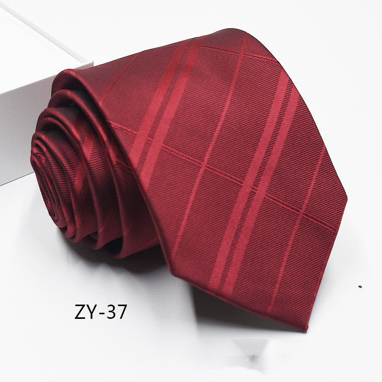 New Men's Hot Sale 1200D Striped Tie Men's Tie | Ectron Online