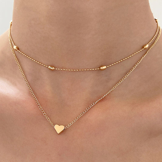 Non-fading Love Titanium Steel Necklace High-grade Light Luxury Minority