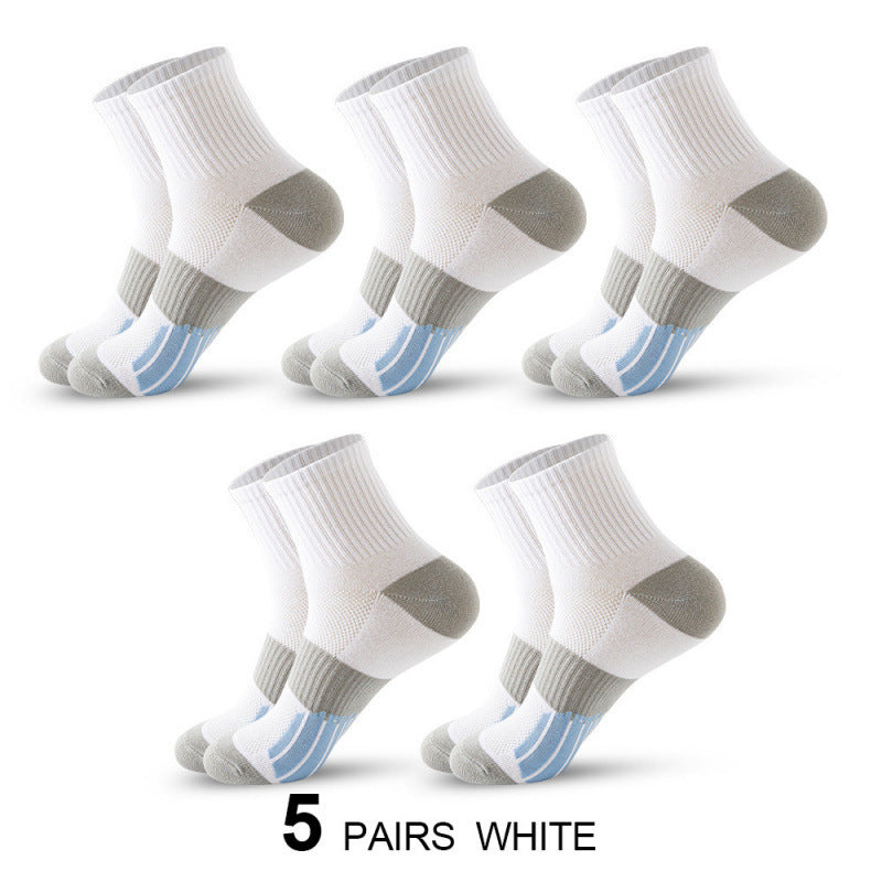Men's Basketball Crew Socks Men's Middle Tube Socks Color Matching S | Ectron Online