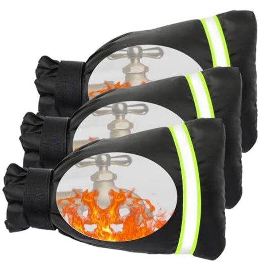 Outdoor Faucet Covers for Winter (3-Pack) - Freeze Protection