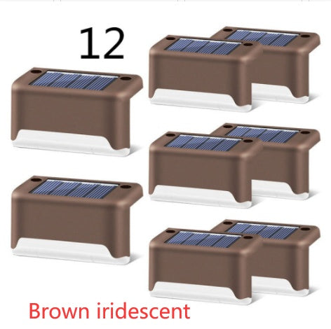 New Upgrade Waterproof LED Solar Fence Lamp Solar Deck Lights Solar Step Light Outdoor For Patio Stairs Garden Pathway Step Yard New Upgrade Waterproof LED Solar Fence L | Ectron Online