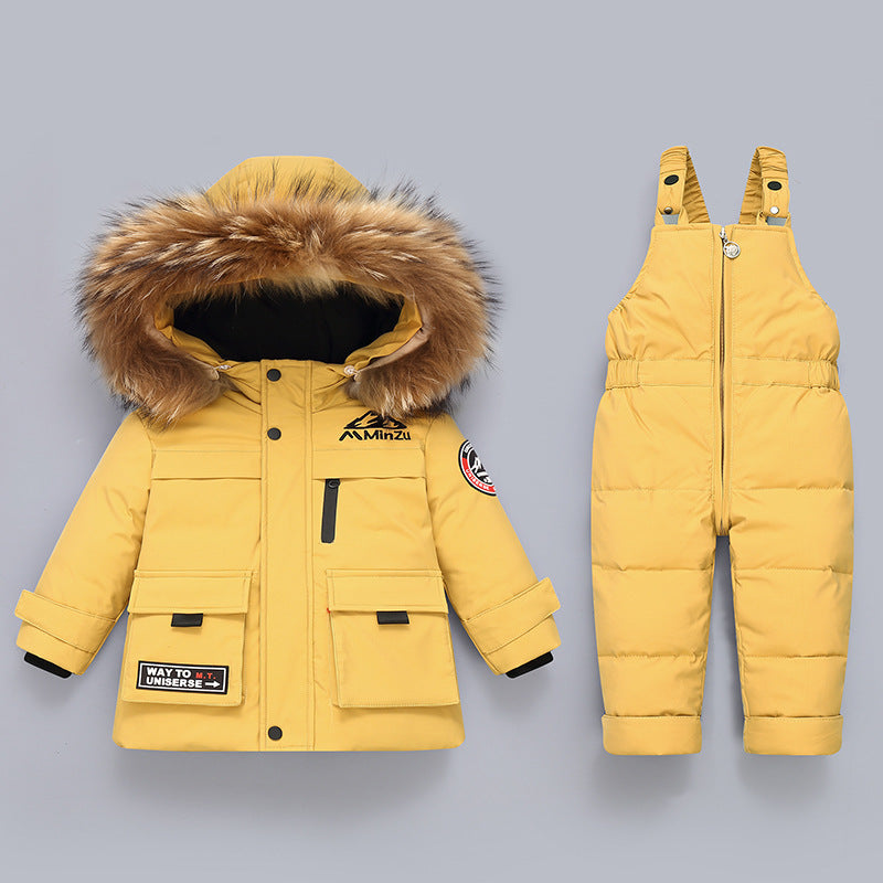 Children's Down Jacket Suit | New Winter Baby Two-piece Set Children's Down Jacket Suit New Winter B | Ectron Online
