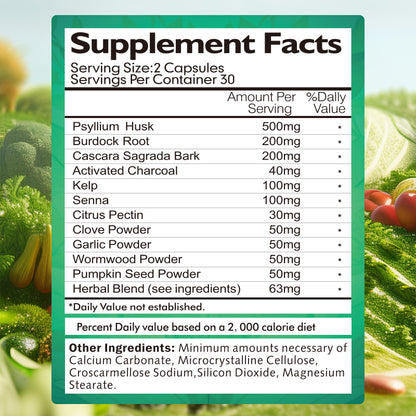 BSYS 7 Day Colon Cleanse & Detox Formula - 60 Capsules Detox BSYS 7 Day Colon Cleanse & Detox Formula | Ectron Online
