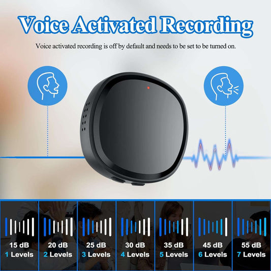 64GB Digital Voice Activated Recorder | Magnetic 3-in-1 Audio Device 64GB Digital Voice Recorder Voice Activa | Ectron Online