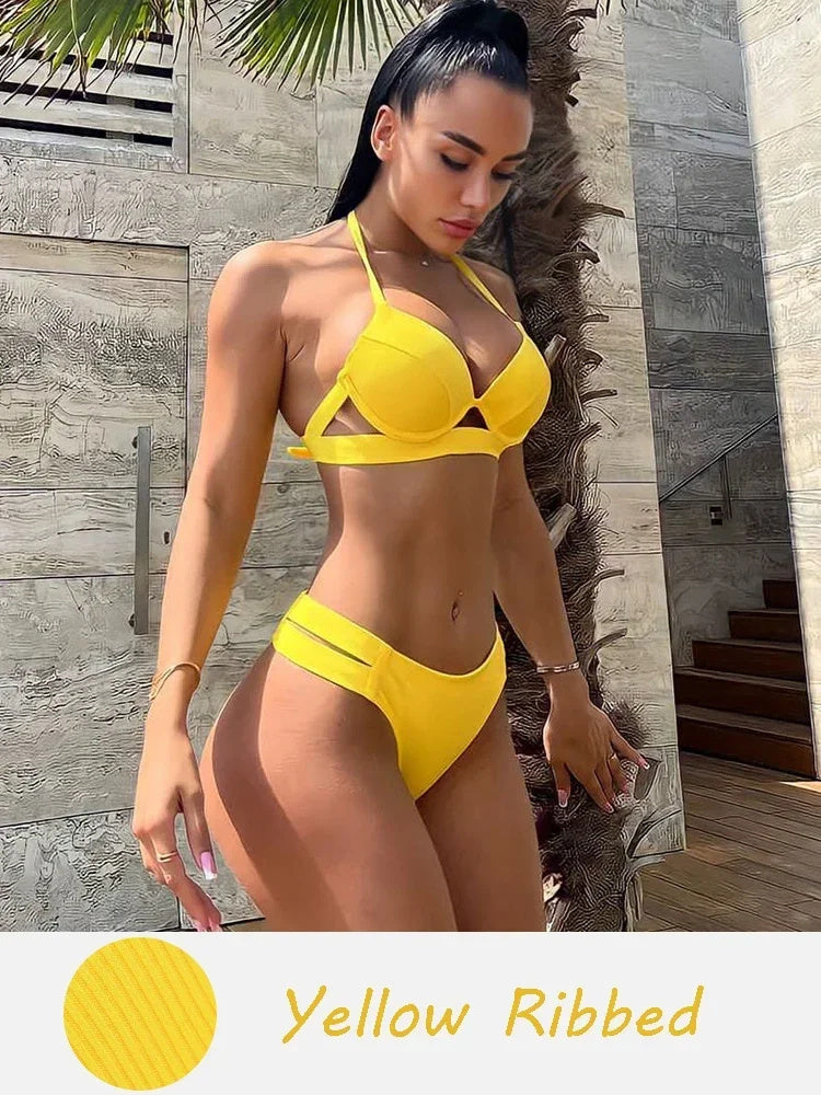 Bikini Backless Skinny New Swimwear Women Bikini Backless Skinny New Swimwear Wome | Ectron Online