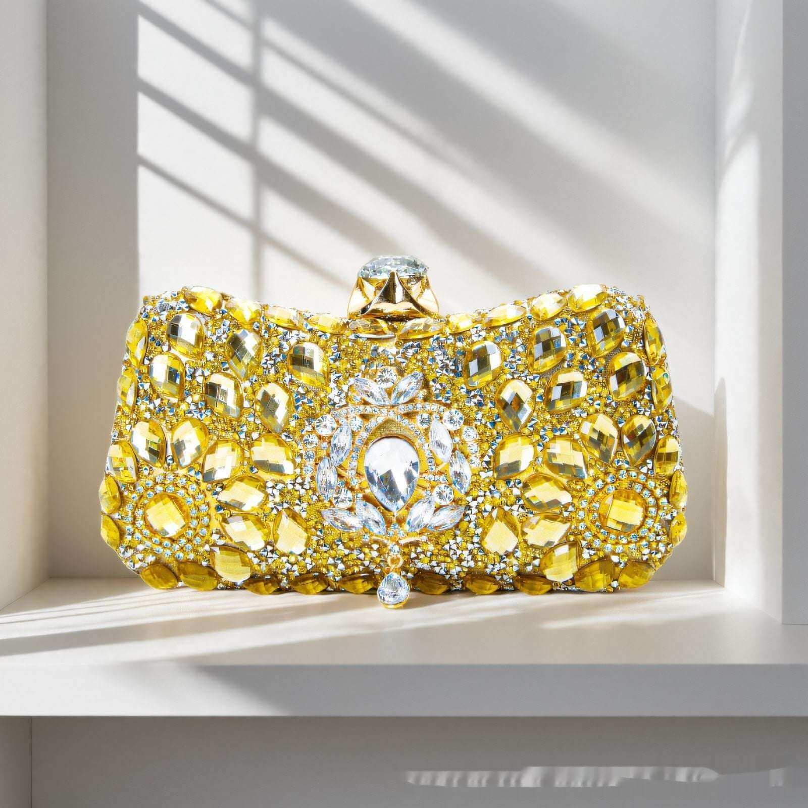 Full Crystal Diamond Dinner Clutch Full Diamond Dinner Annual Meeting Cockt | Ectron Online