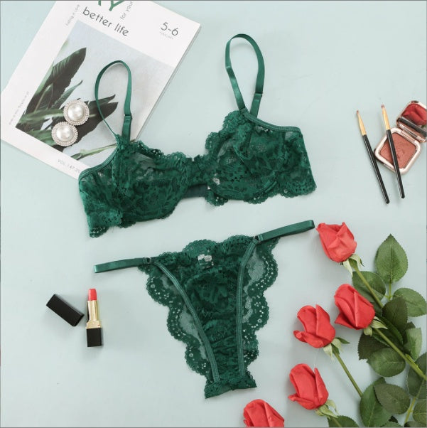 Ladies Underwire Lace Lingerie Suit Fashion Underwear | Ectron Online