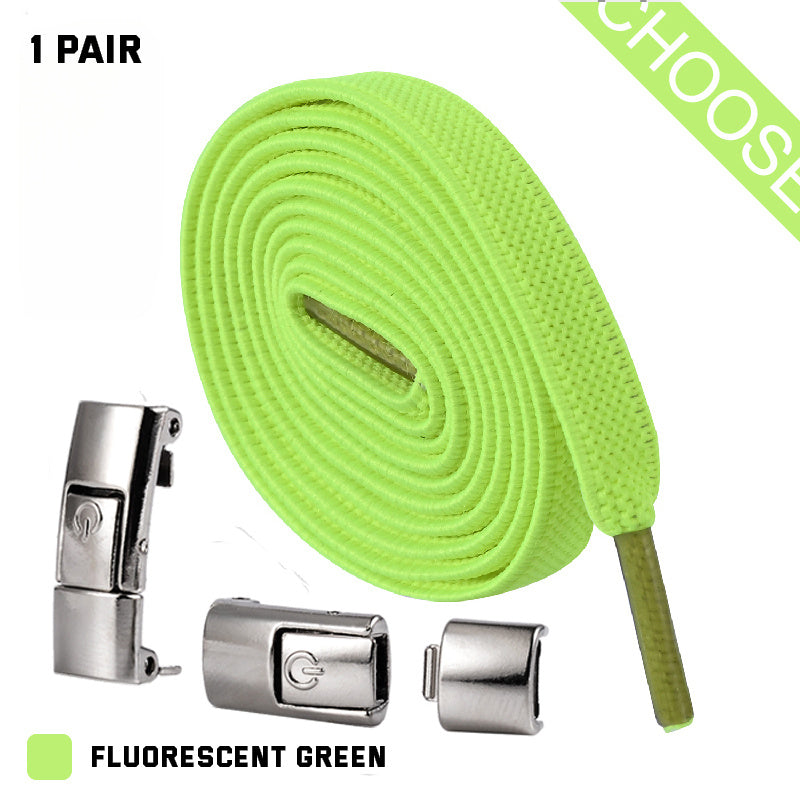 Press Lock Shoelaces Without Ties Elastic Laces Sneaker 8MM Widened Flat No Tie Shoe Laces Kids Shoelace For Shoes Press Lock Shoelaces Without Ties Elasti | Ectron Online