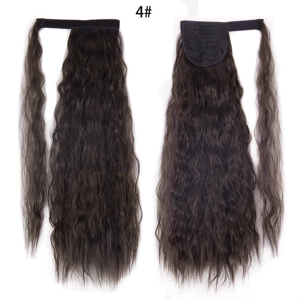 Water Wave Ponytail Wig - Elegant & Easy Style Ponytail Wig Water Wave Velcro Banding C | Ectron Online
