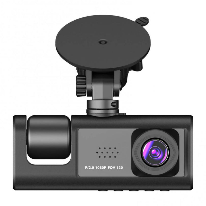HD 1080p Driving Recorder – Triple Camera Car Dash Cam HD 1080p Three-record Driving Recorder | Ectron Online