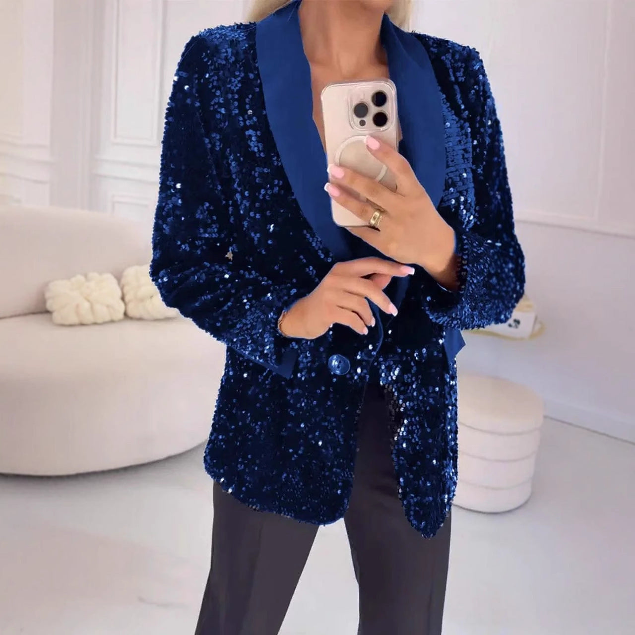 Fashionable Sequin Jacket for Autumn & Winter Autumn And Winter Leisure Fashionable Se | Ectron Online