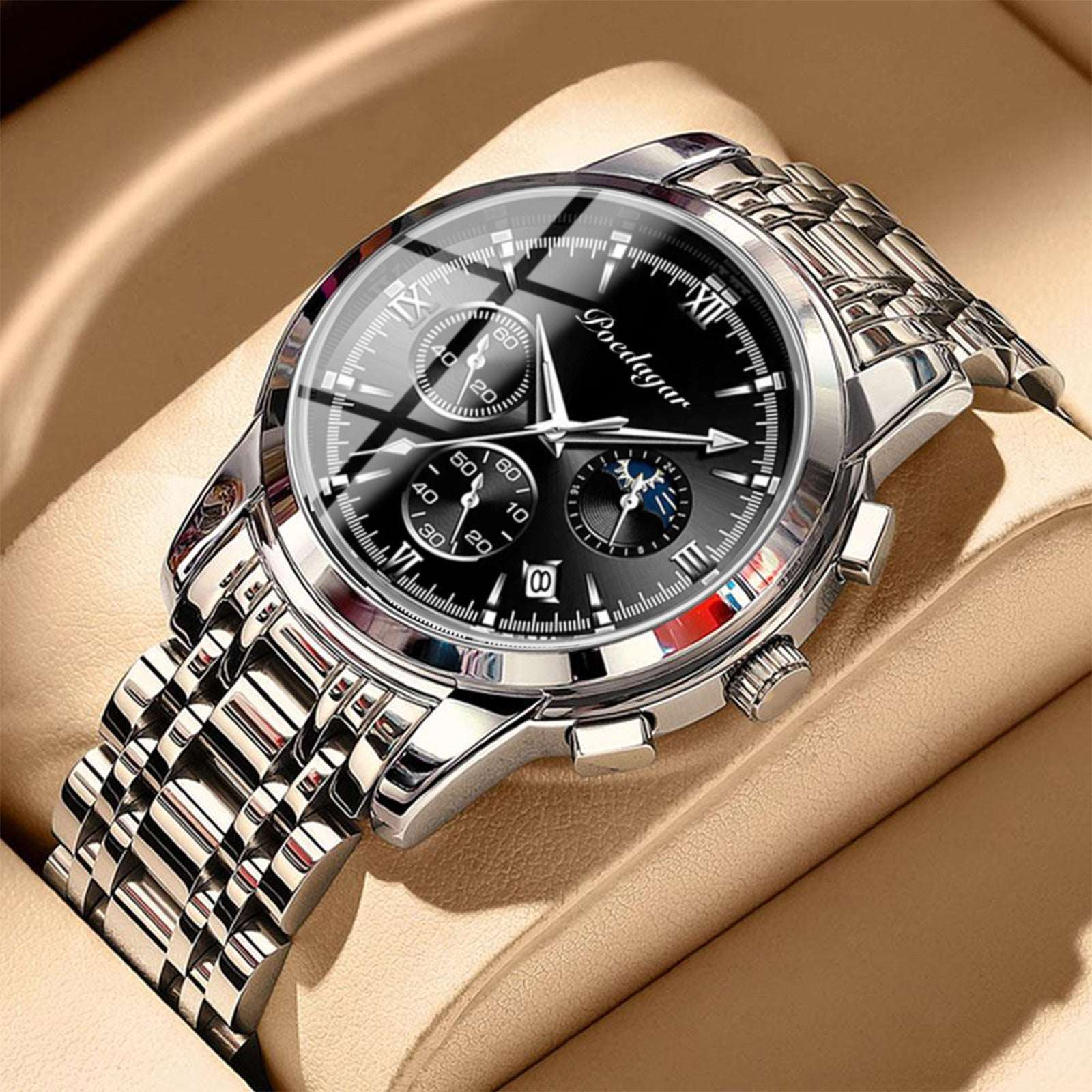 Men's Multi-Function Quartz Watch Multifunctional Men's Watch Luminous Wat | Ectron Online