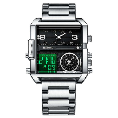 Men's Large Dial Sports Quartz Watch Men's Fashion Large Dial Multi-functiona | Ectron Online