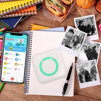 Pocket Wireless Thermal Printer | Portable Inkless Mini Sticker Maker Pocket Wireless Thermal Printer Portable | Ectron Online