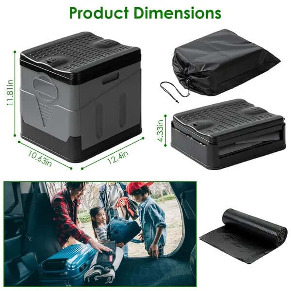 Portable Foldable Toilet for Camping & Travel Portable Toilet For Car Camping Boating | Ectron Online