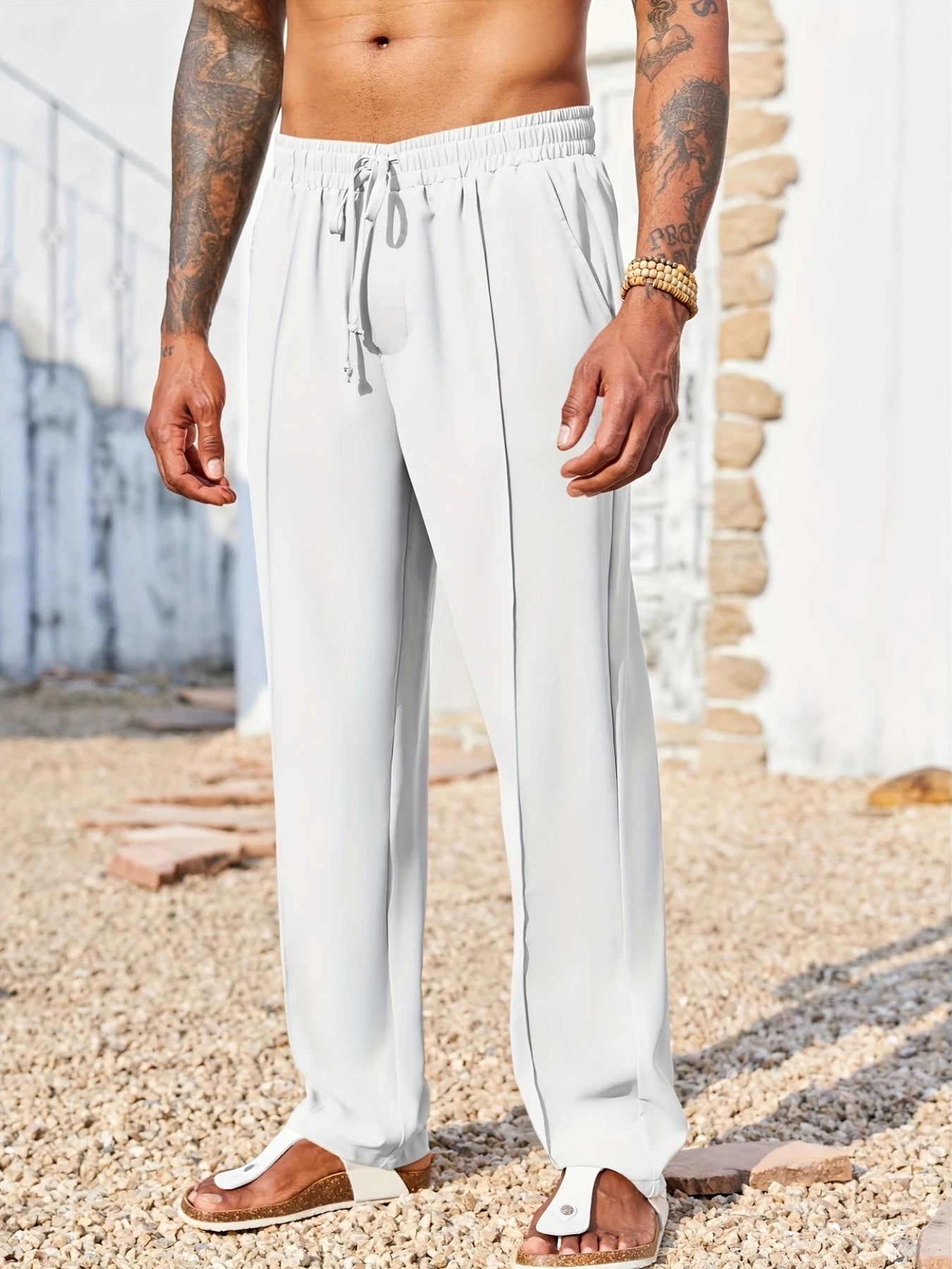 Shop Men's Long & Short Straight Pants Casual Pants, Trendy And Fashionable Cas | Ectron Online