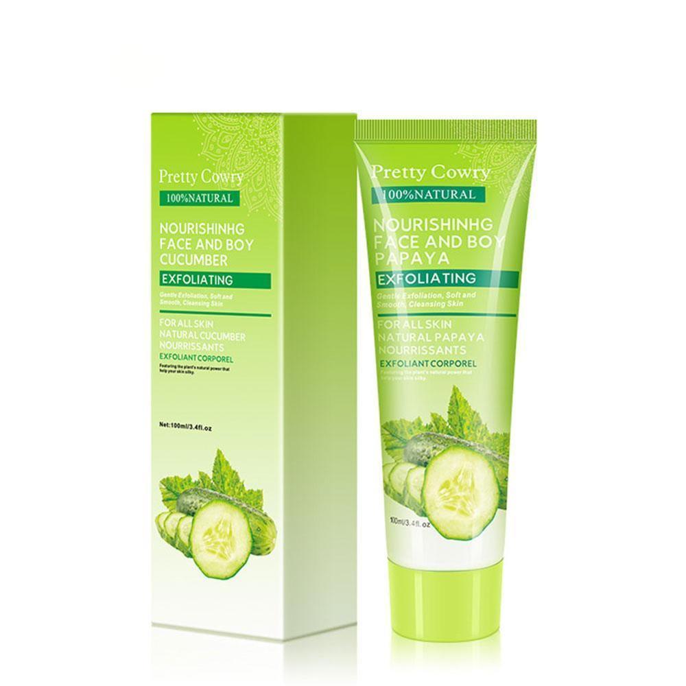 Cucumber Coconut Papaya Exfoliating Gel Cream Cucumber Coconut Papaya Facial Exfoliati | Ectron Online