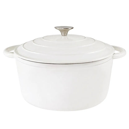 4.5 QT Enamel Cast Iron Dutch Oven - Pot with Lid & Dual Handles Dutch Oven,Dutch Oven Pot With Lid,4.5 Q | Ectron Online