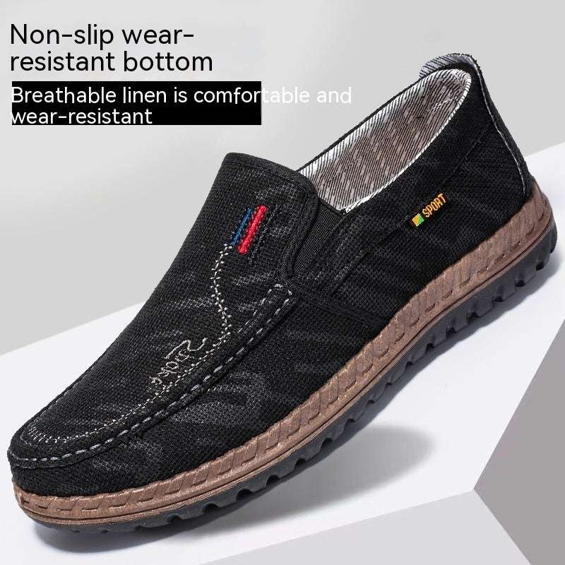 Men’s Breathable Canvas Shoes – Soft Bottom & Non-slip Grip Men's Breathable Canvas Shoes Soft Botto | Ectron Online