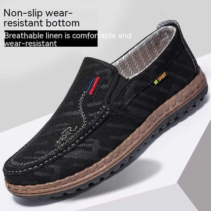 Men’s Breathable Canvas Shoes – Soft Bottom & Non-slip Grip Men's Breathable Canvas Shoes Soft Botto | Ectron Online