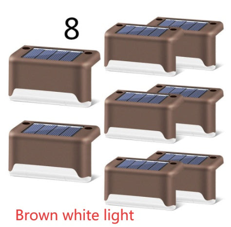 New Upgrade Waterproof LED Solar Fence Lamp Solar Deck Lights Solar Step Light Outdoor For Patio Stairs Garden Pathway Step Yard New Upgrade Waterproof LED Solar Fence L | Ectron Online