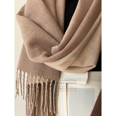 Artificial Australian Wool Double-Sided Shawl Double-sided Artificial Australian Wool | Ectron Online