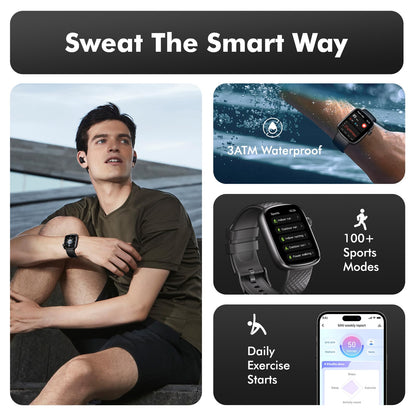 Smart Watch with Bluetooth Call & 1.95" HD Screen | Fitness Tracker Smart Watch Bluetooth Call &1.95 HD Scre | Ectron Online
