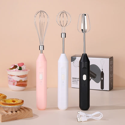 Handheld Electric Egg Beater For Home Baking Of Cakes