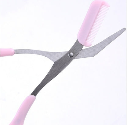 Beauty tools eyebrow scissors with eyebrow comb