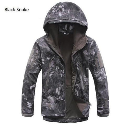 lurker shark skin softshell jacket tactical military v 4.0 men's windbreaker raincoat with hood clothes