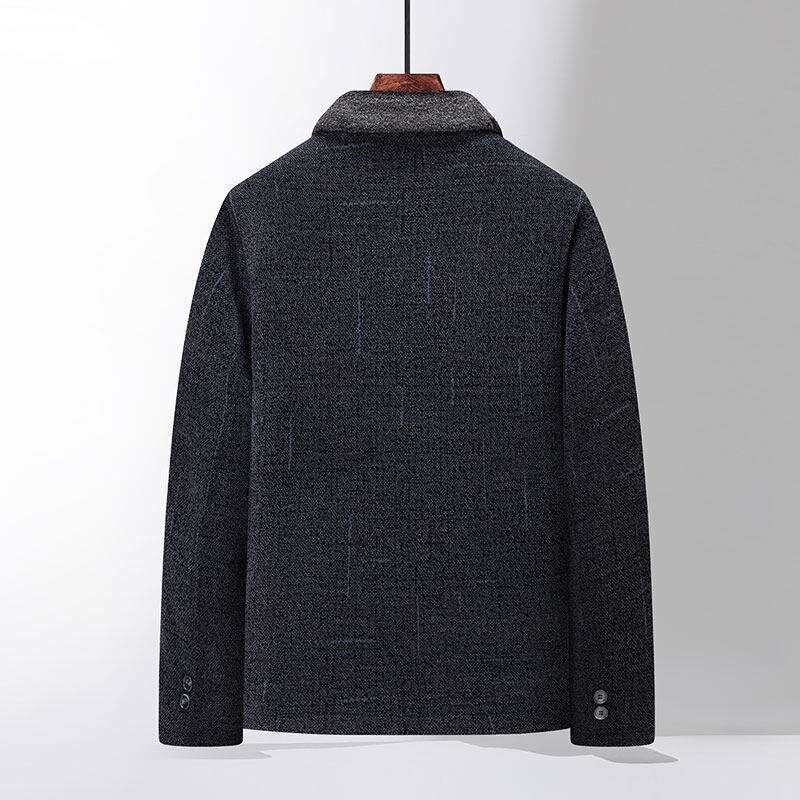 Daddy Fleece-Lined Thickened Chenille Cotton Padded Coat