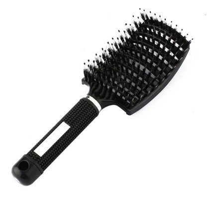 Anti-Tangle Detangler Hair Brush - Bristle & Nylon Scalp Massage Comb Hairbrush Anti Klit Brushy Haarborstel W | Ectron Online