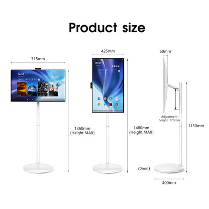 32" Portable Smart TV Android OS | 1080P HD Screen & 13MP Camera 32 Inch 128GB Smart Portable TV Android | Ectron Online