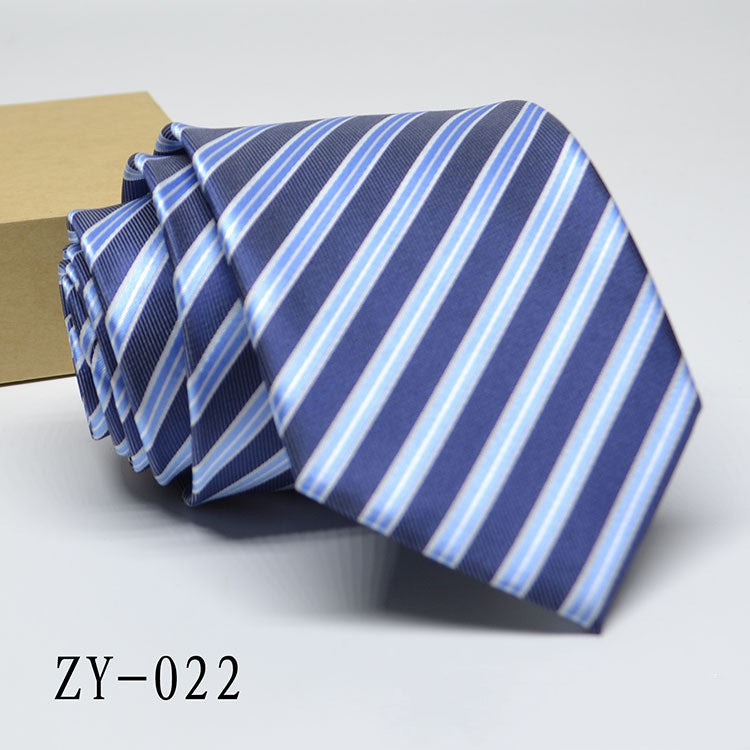 New Men's Hot Sale 1200D Striped Tie Men's Tie | Ectron Online