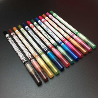 12 Colors Glitter Lip liner Eye Shadow Eyeliner Pencil Pen Makeup Cosmetics 12 Colors Glitter Lip liner Ey | Ectron Online