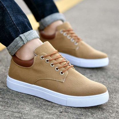 Korean Breathable Men’s Casual Canvas Sport Sneakers Korean Breathable Men's Casual Canvas Sp | Ectron Online