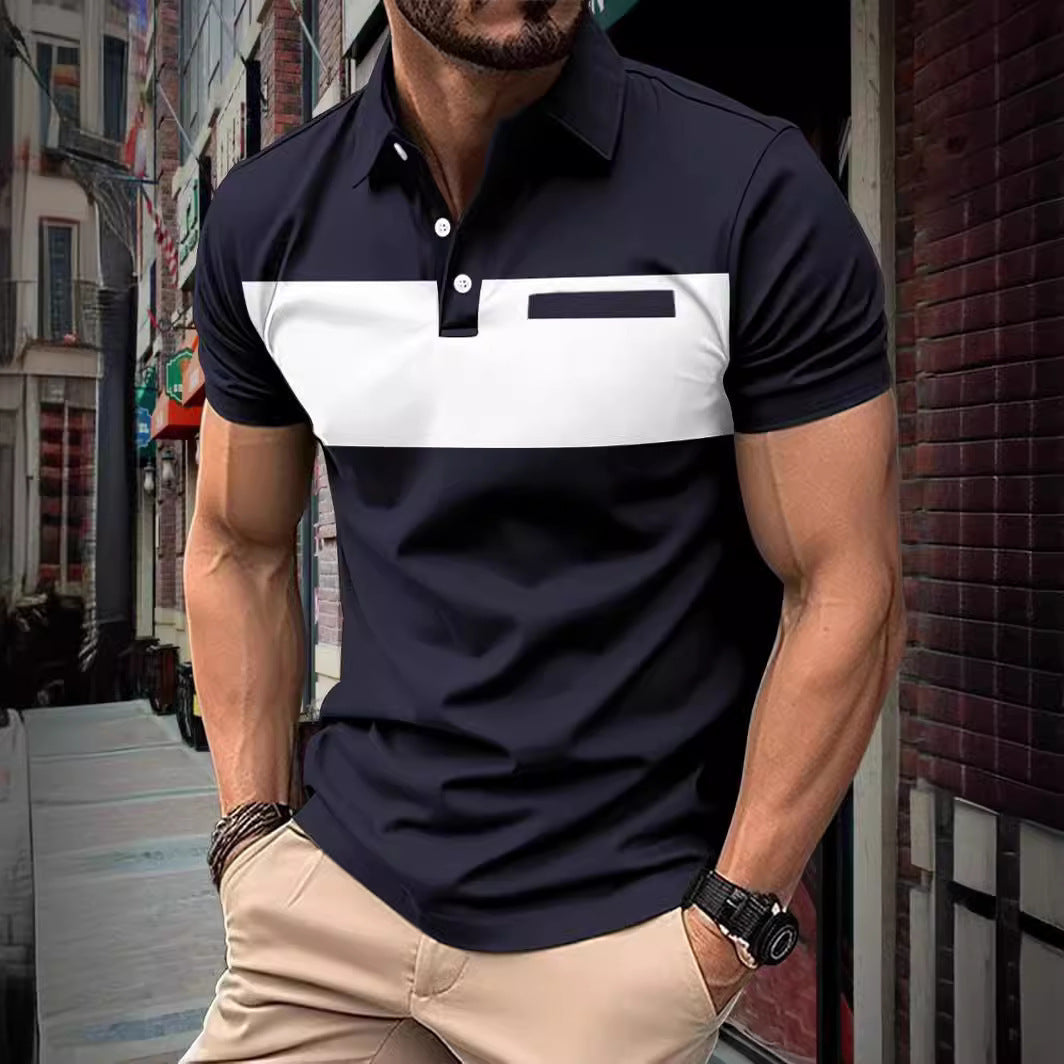 Men’s Casual Polo Shirt – Classic Short Sleeve Everyday Style Men's Short Sleeve Polo Shirt Casual Pol | Ectron Online