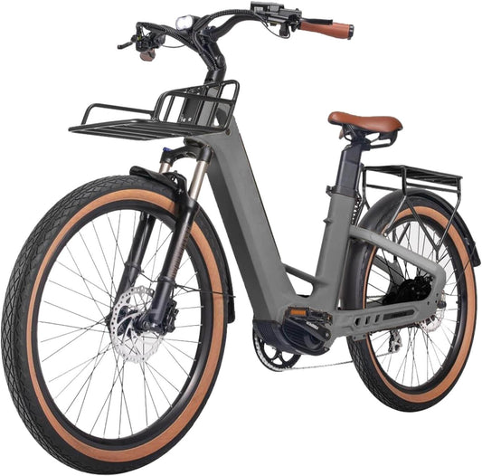 1500W Carbon Fiber E-Bike - 121-Mile Range Smart Electric Bike E-Bike, 1500W Peak Motor, Dual 48V 9.6Ah | Ectron Online