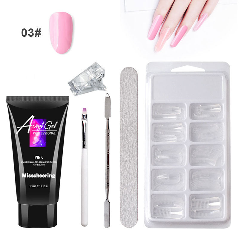 Polygel Nail Extension Kit | Quick & Easy Builder Gel Painless Extension Gel Nail Art | Ectron Online