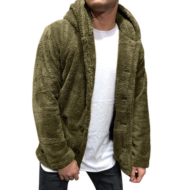 Men's Warm Sweater Hoodie Jacket Men's sweater warm Hoodie sweater jacket | Ectron Online