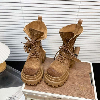 New Women's Suede Martin Boots