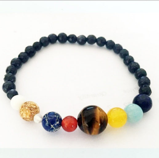 Universe Galaxy Eight Planets Solar Bracelet Brecelets | Ectron Online