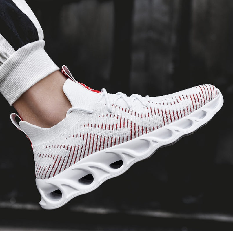 Flying Woven Hollow Running Shoes | Breathable Lightweight Sneakers Flying woven hollow running shoes | Ectron Online