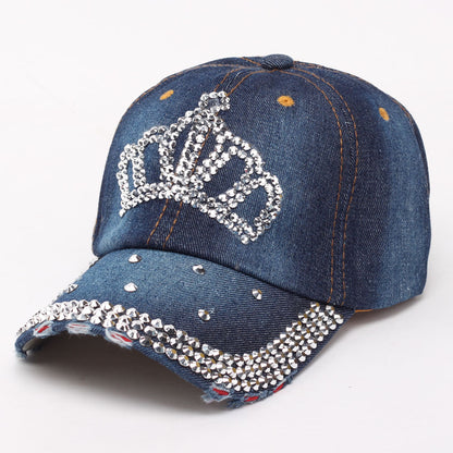 Casual personality diamond baseball cap