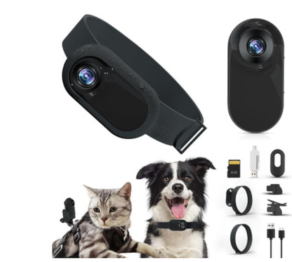 Pet Supplies Cat And Dog Collar Camera Indoor And Outdoor Wireless Recording