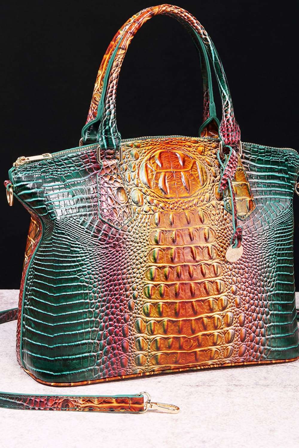 Gradient PU Leather Handbag Handbag | Ectron Online