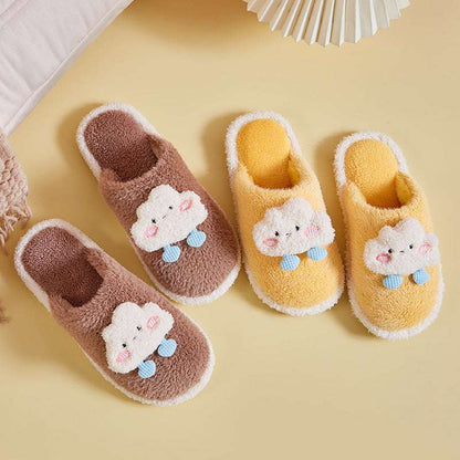 Clouds Couple Cotton Slippers – Cosy Unisex Winter Home Shoes Clouds Couple Cotton Slippers Unisex Hou | Ectron Online