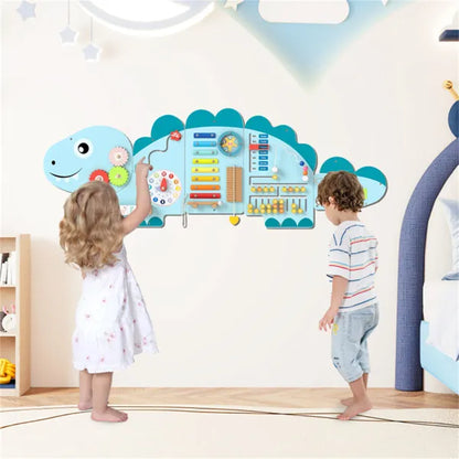 11-in-1 Dinosaur Wall Busy Board 11-in-1 Dinosaur Activity Wall Busy Boar | Ectron Online